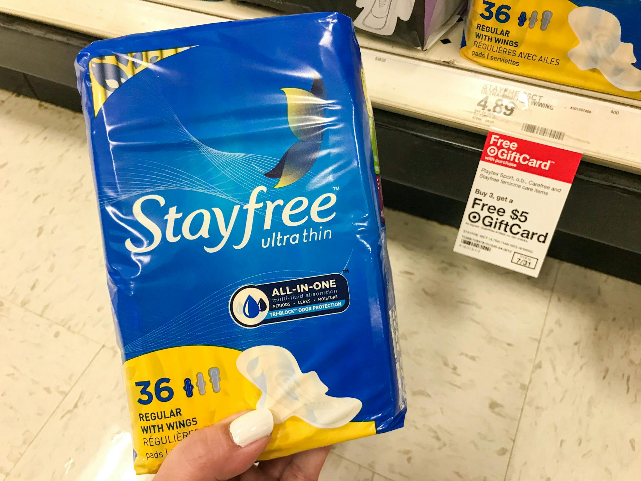 Stayfree Pads, Only 0.56 at Target The Krazy Coupon Lady