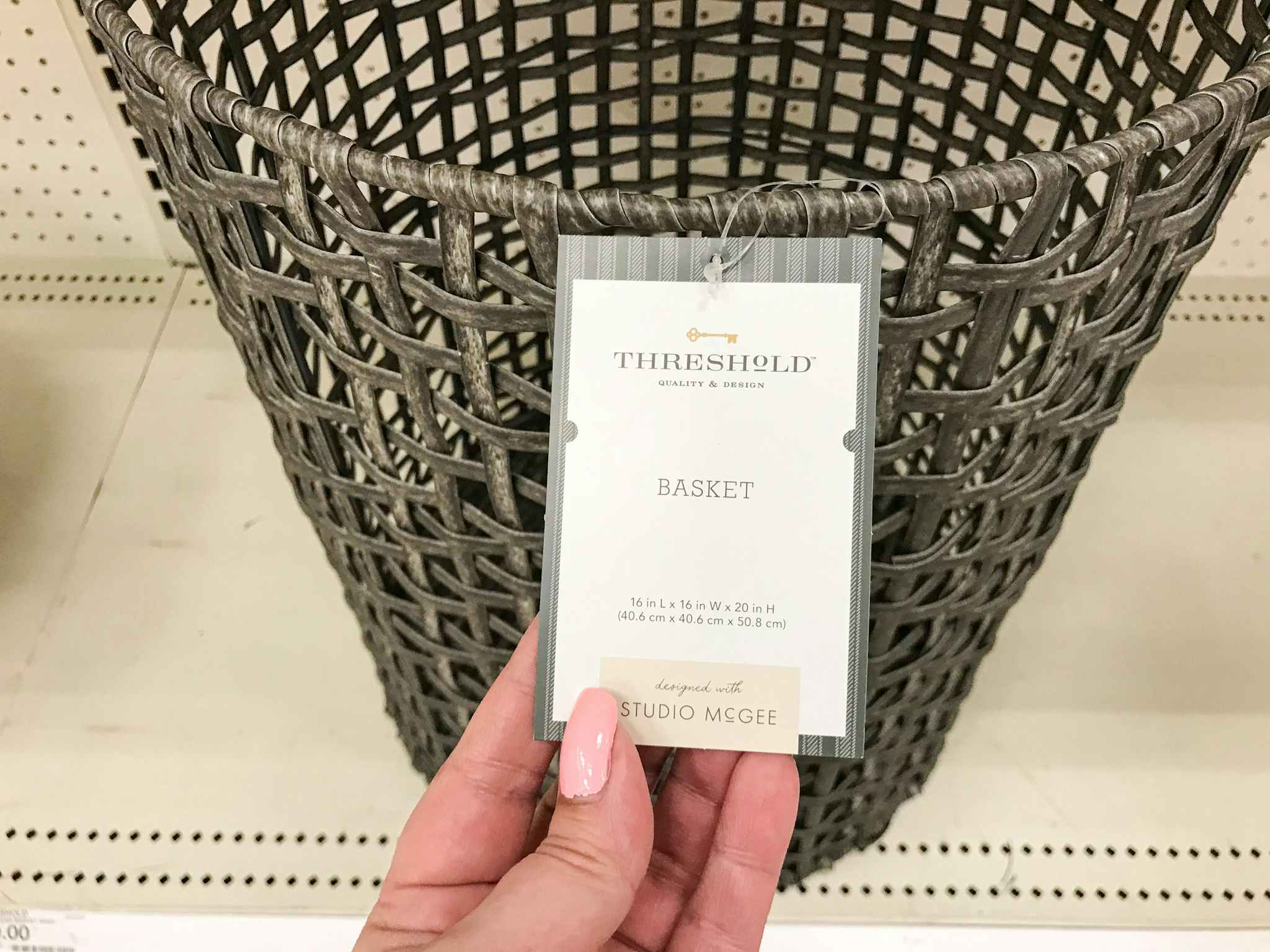 threshold rattan outdoor basket at target