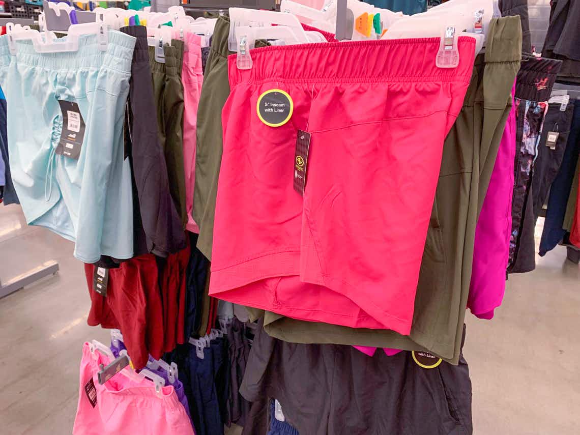 athletic works athleisure shorts in store