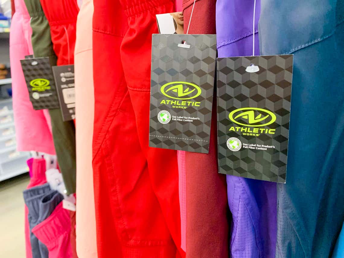 athletic works athleisure shorts in store