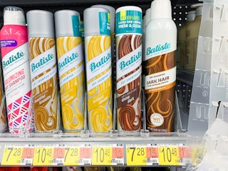 divine dark batiste dry shampoo on walmart shelf