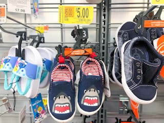 wonder nation shark canvas toddler sneakers