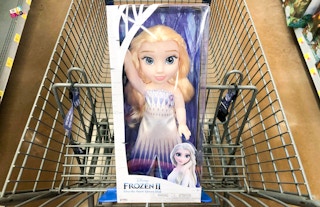disney frozen 2 elsa the snow queen 14 inch doll in packaging in walmart cart