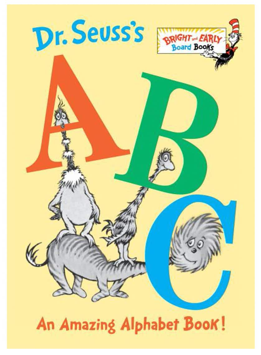 stock photo of dr seuss's abc book