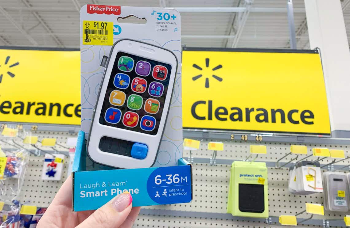 fisher price laugh and learn smart phone toy on clearance