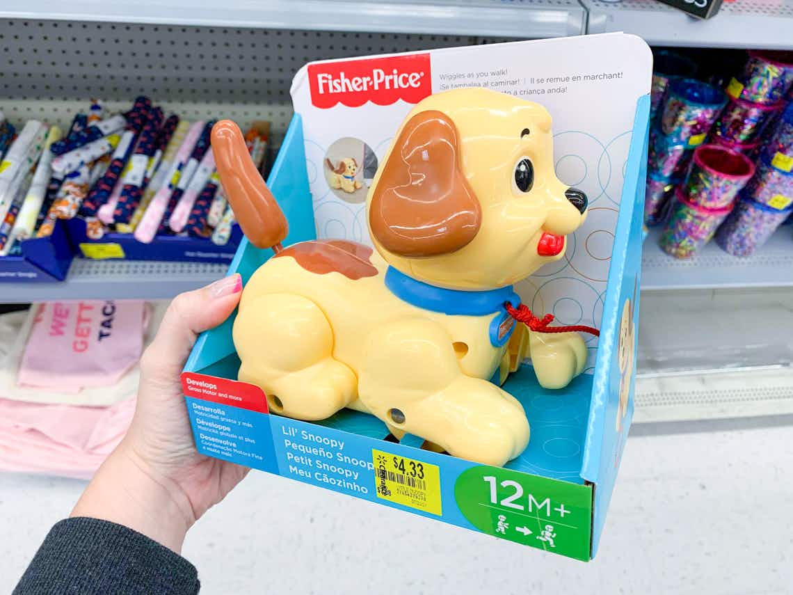 fisher-price lil snoopy puppy toy on clearance