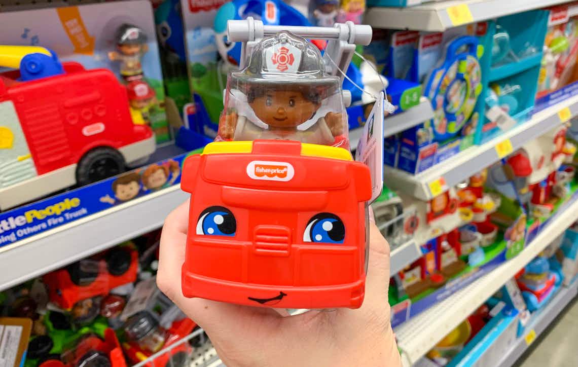 fisher-price little people to the rescue firetruck toy