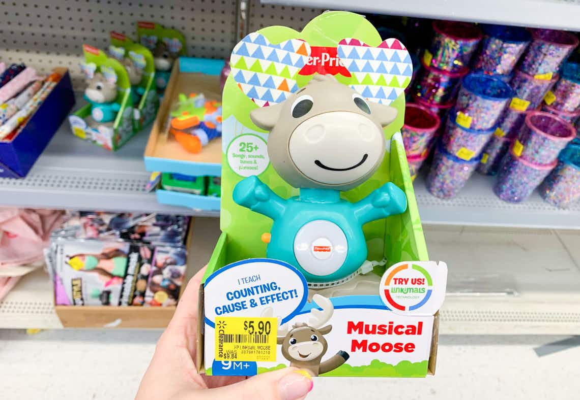 fisher-price musical moose toy on clearance