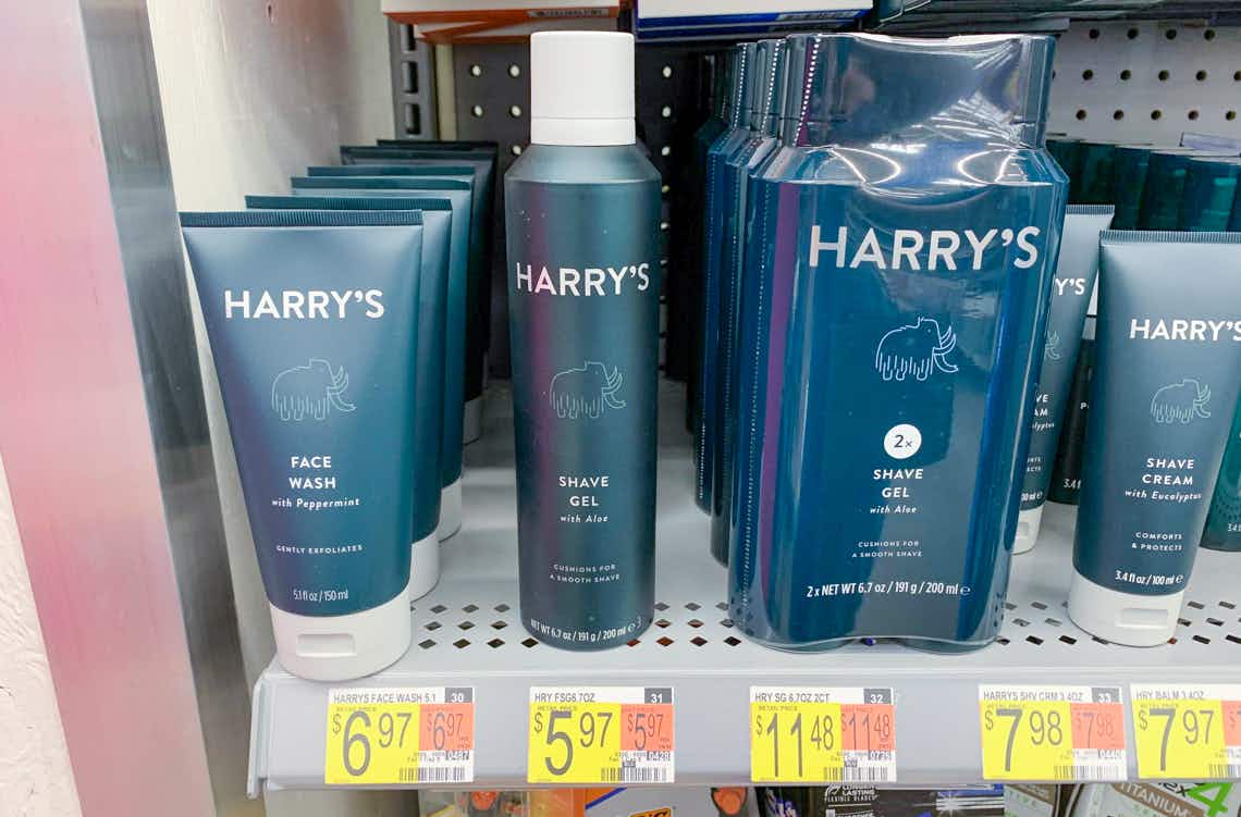 harry's shave products on walmart shelf