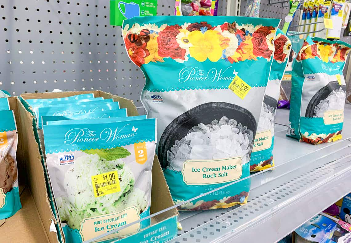 the pioneer woman ice cream maker rock salt on clearance