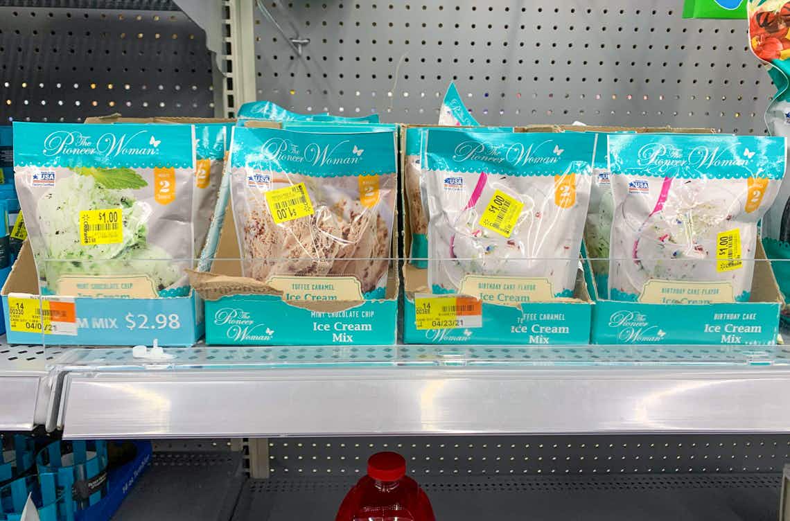 the pioneer woman ice cream mix on clearance