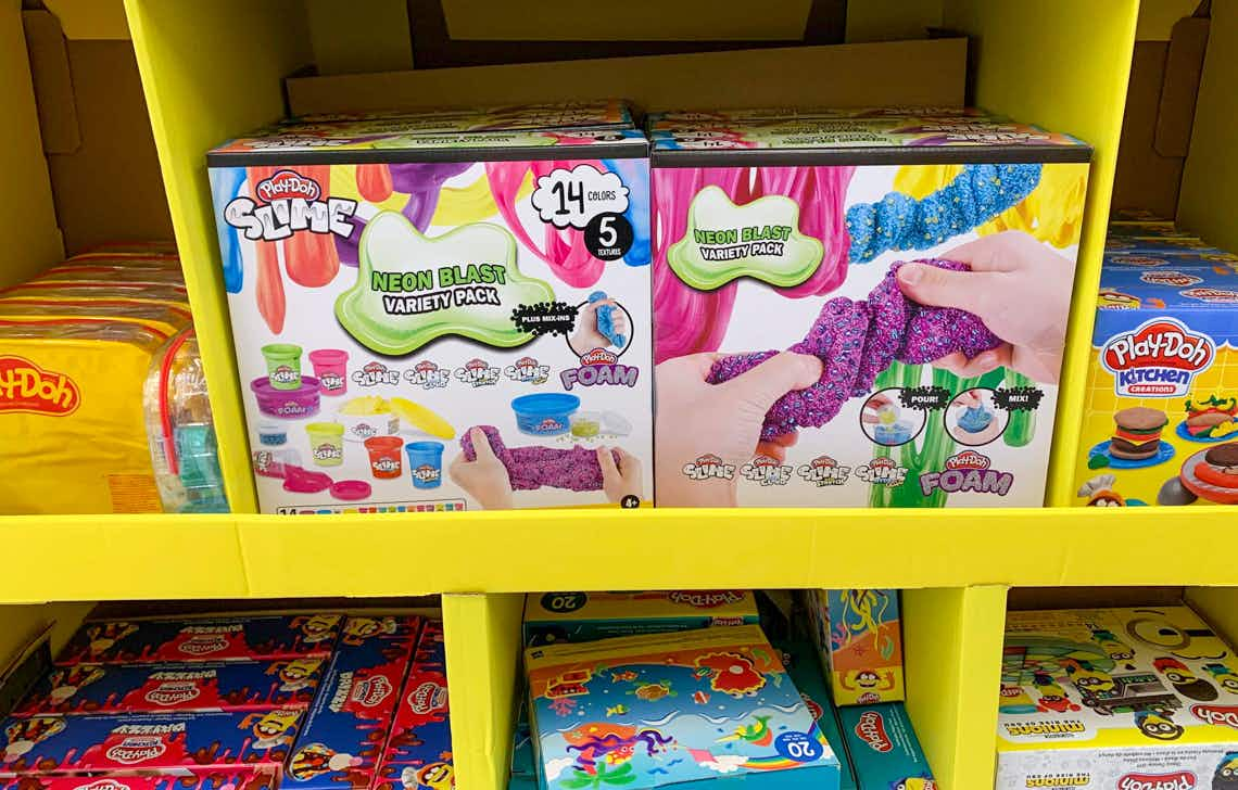 play-doh slime kits in toy section of walmart