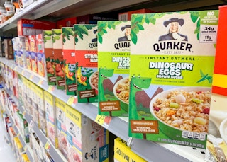 quaker instant oatmeal flavors on walmart shelf