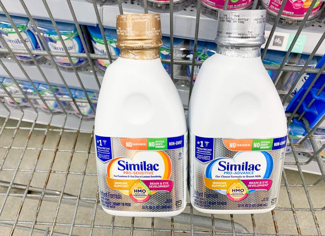 32 oz similac pro sensitive and pro advanced liquid formula