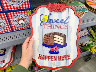 the pioneer woman sweet things wall plaque in clearance aisle