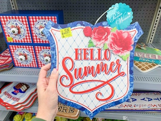 the pioneer woman hello summer sign in clearance aisle