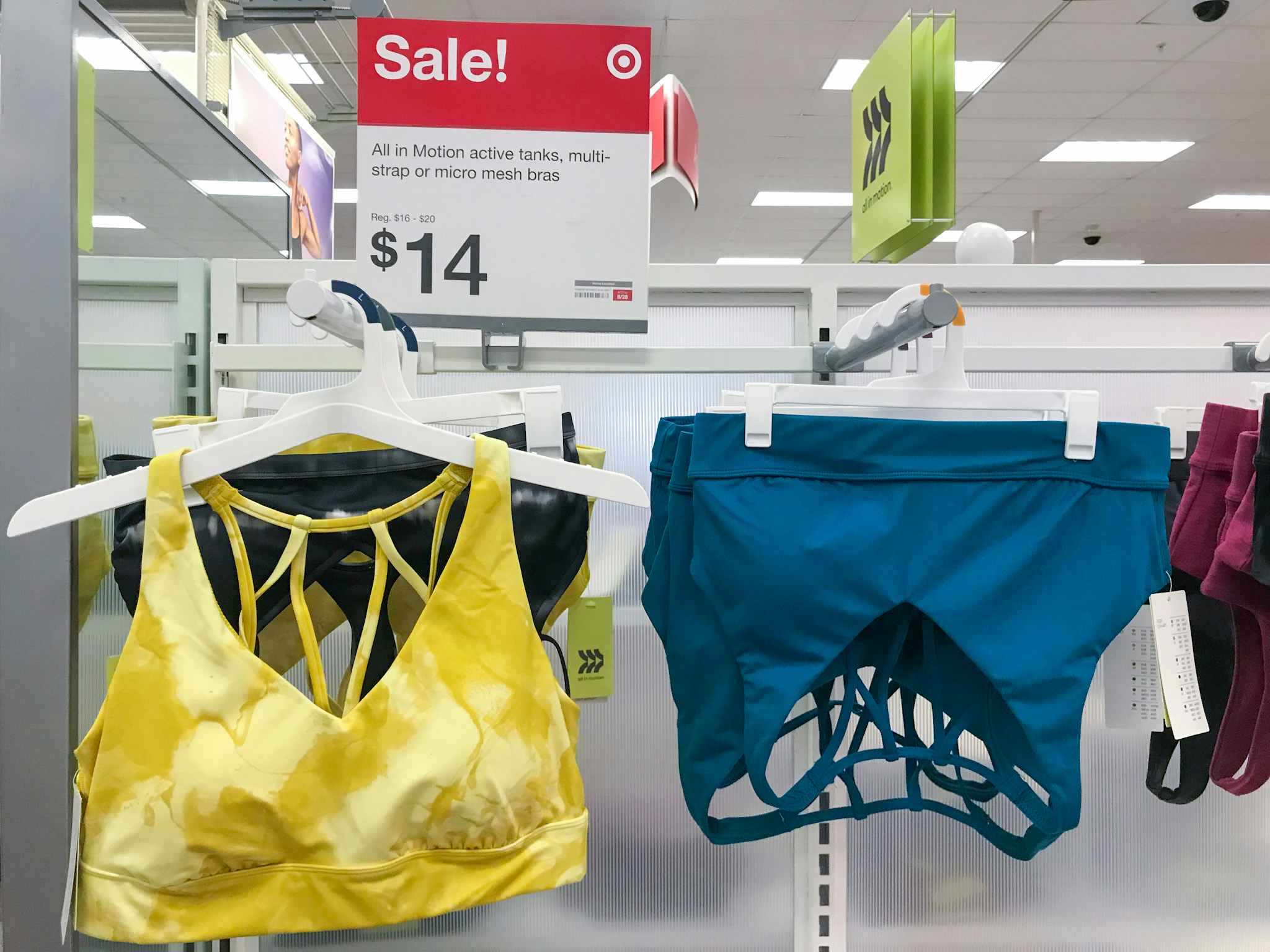 all in motion sports bras at target