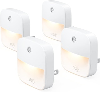 A four pack of Eufy plug-in night lights.