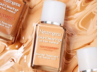 Three Neutrogena foundation bottles.