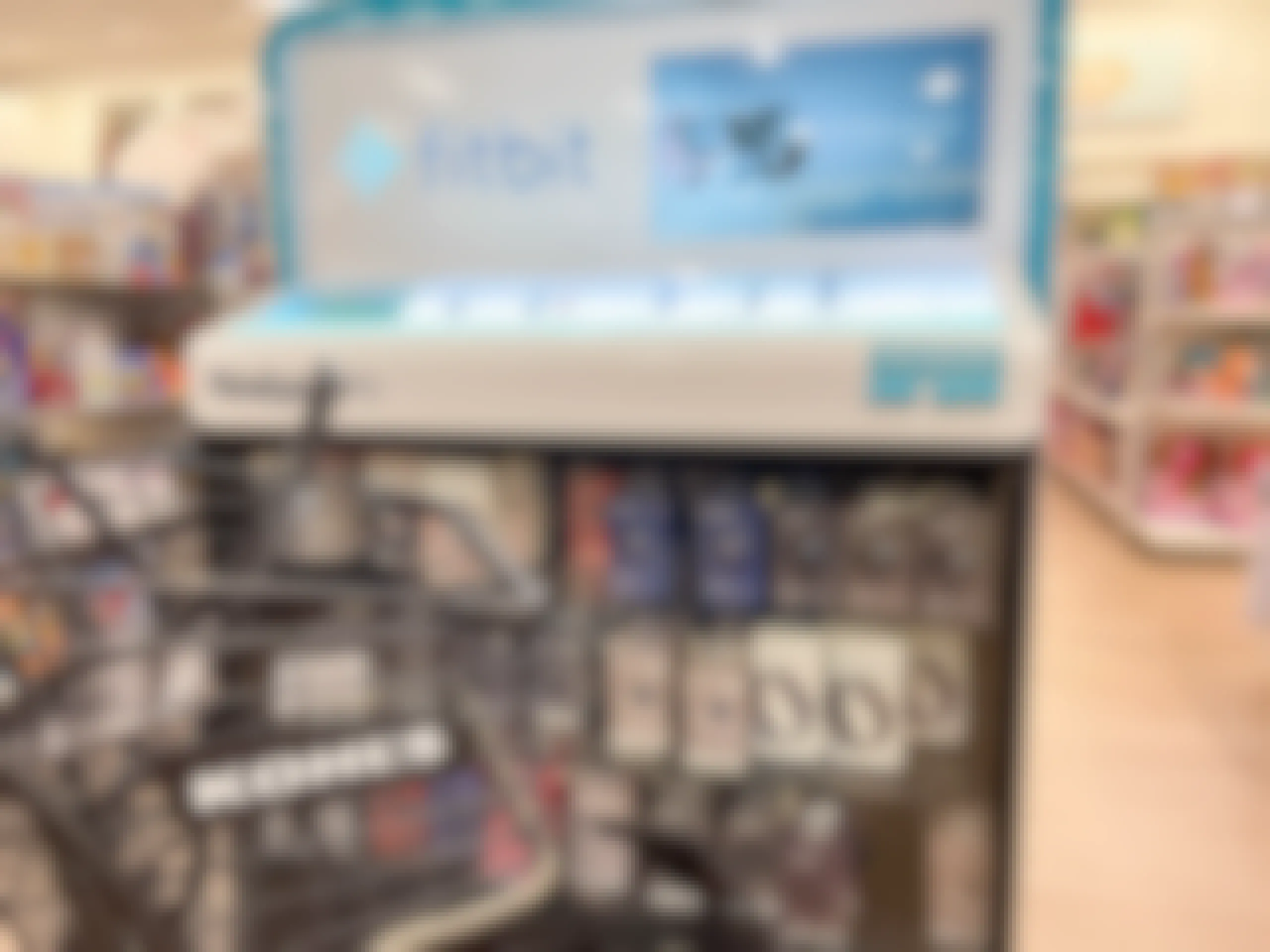 fitbit display in store with kohls cart