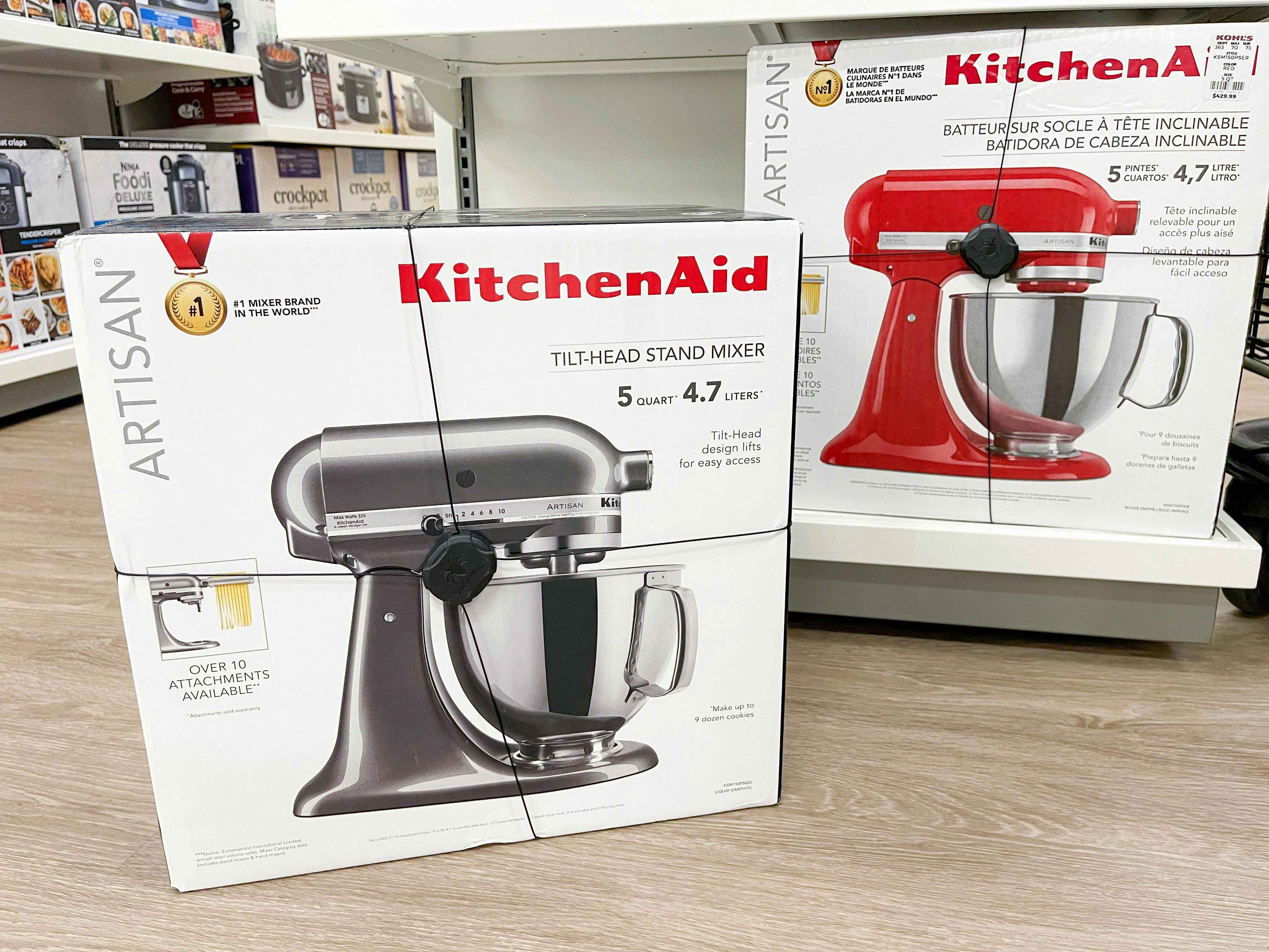 KitchenAid Tilt-Head Stand Mixer - Empire Red, 5 qt - Fry's Food Stores