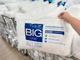 the big one pillow in store