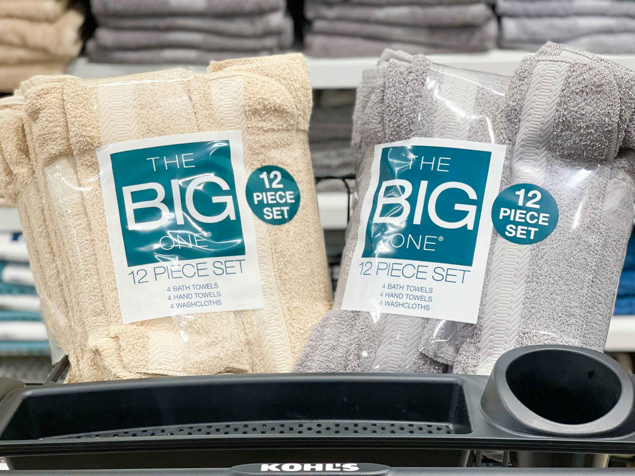 the big one towels in cart