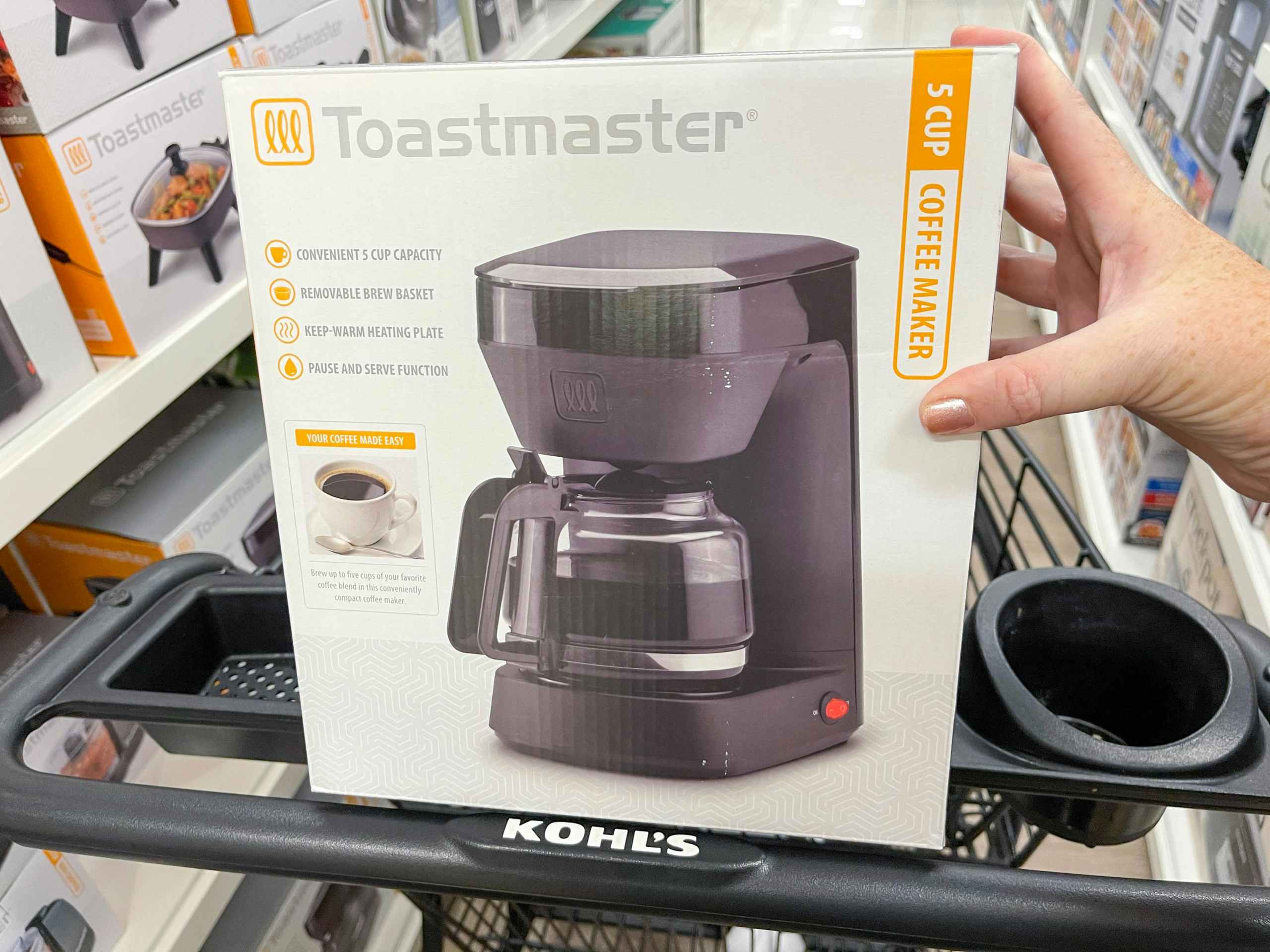 toastmasters small appliances coffee maker