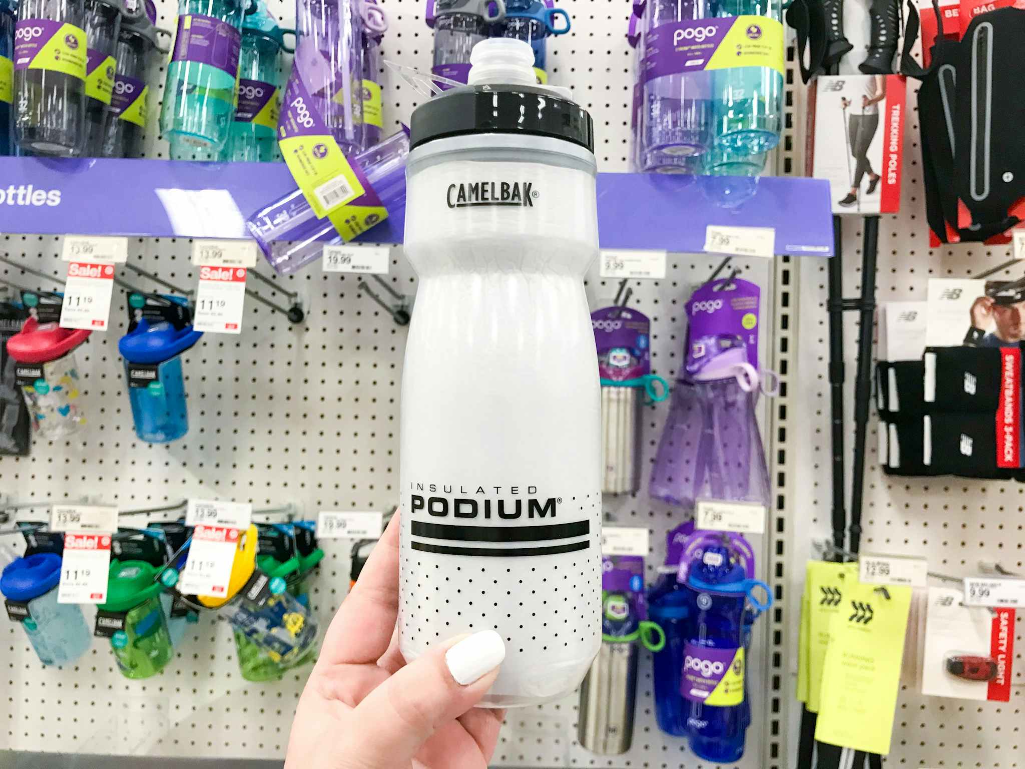 camelback podium chill water bottle at target