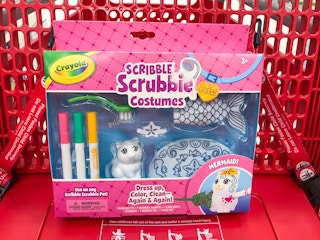 crayola scribble scrubbie costumes in a target cart