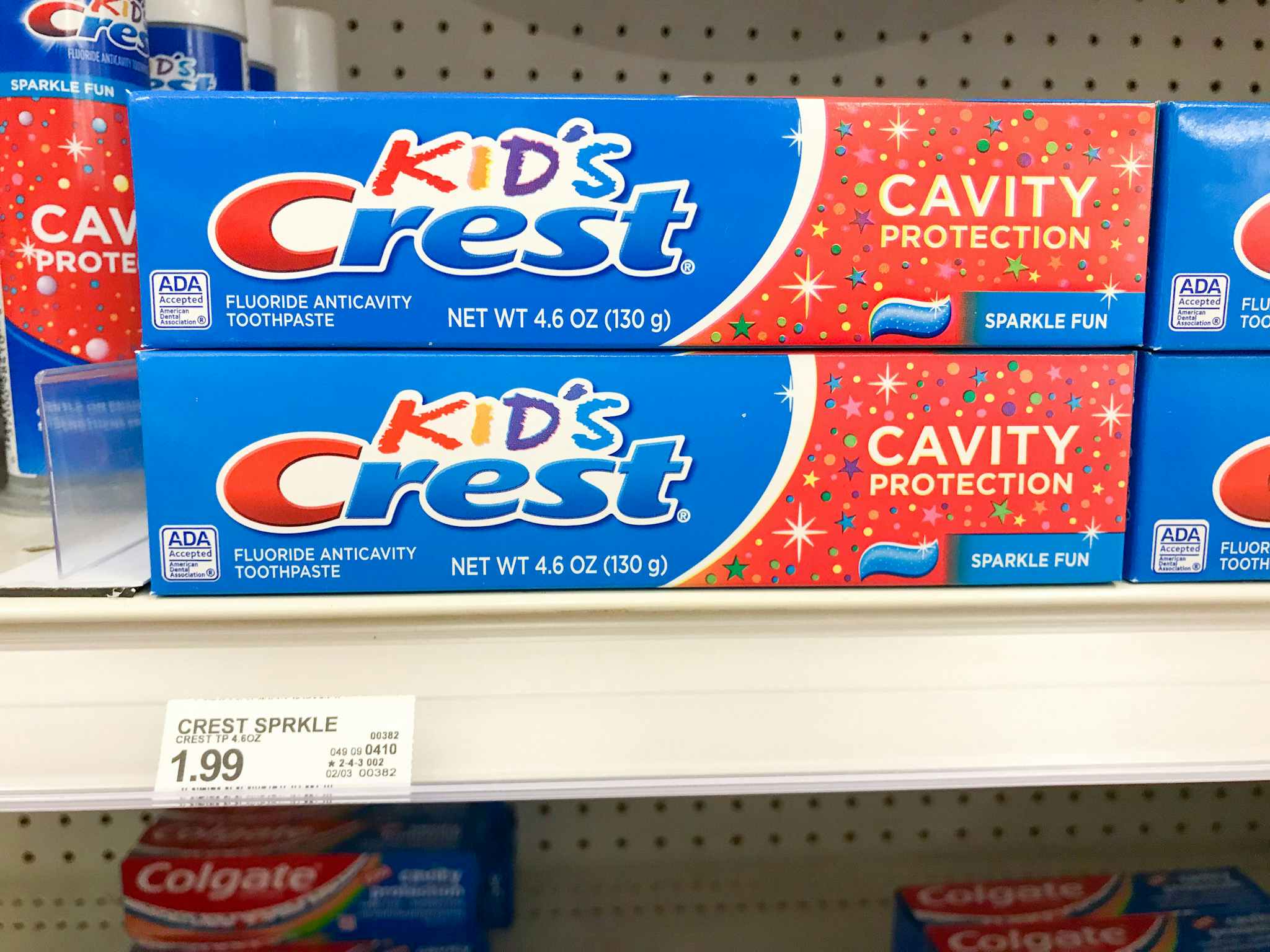 crest kid's toothpaste at target