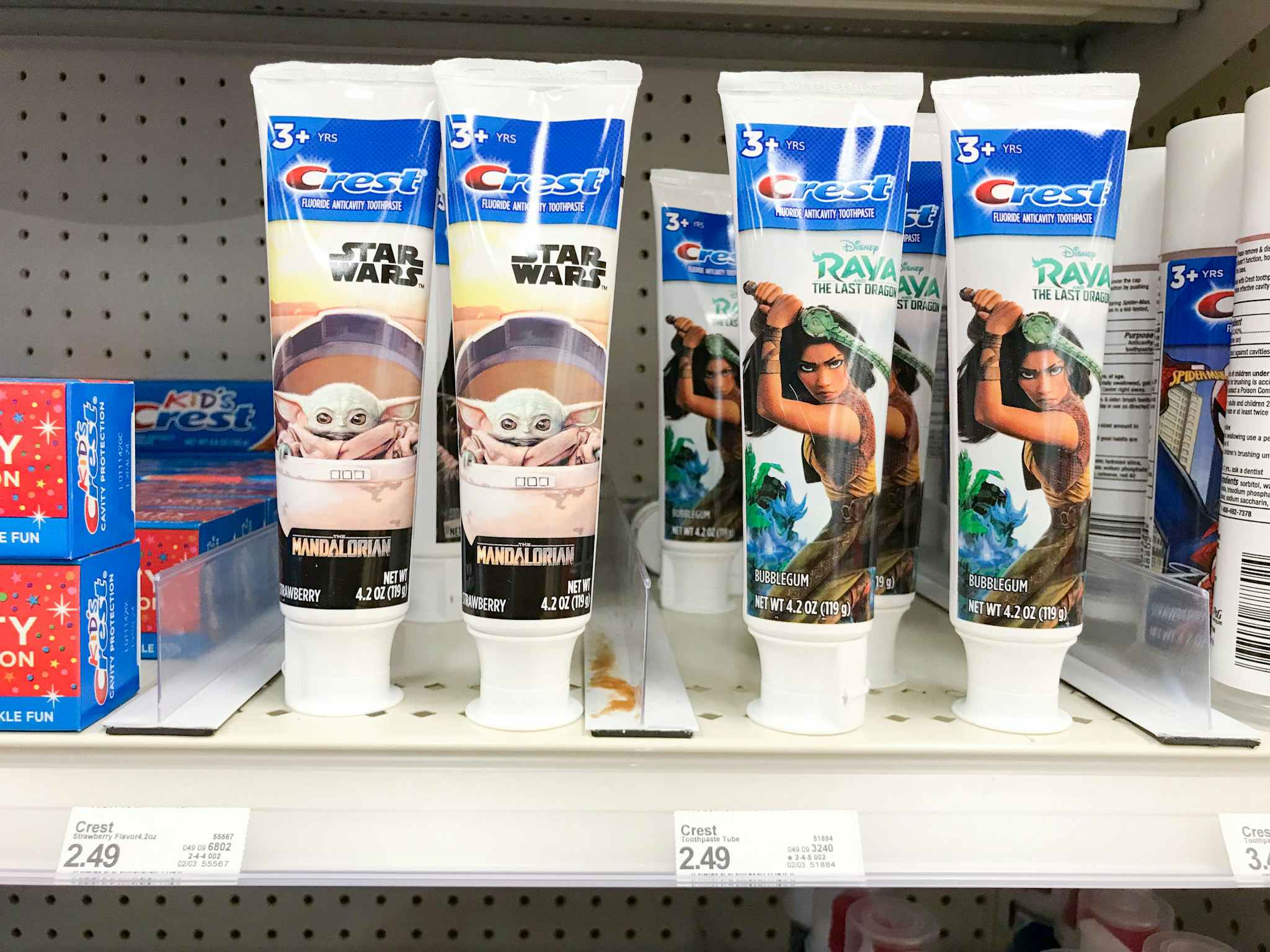 crest kid's toothpaste at target