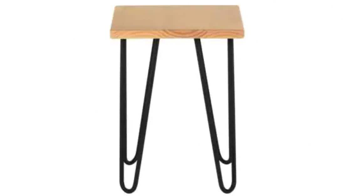 stylewell hair pin leg side table on white background