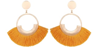 drop fringe earrings