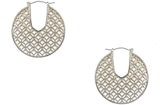 hoop earrings