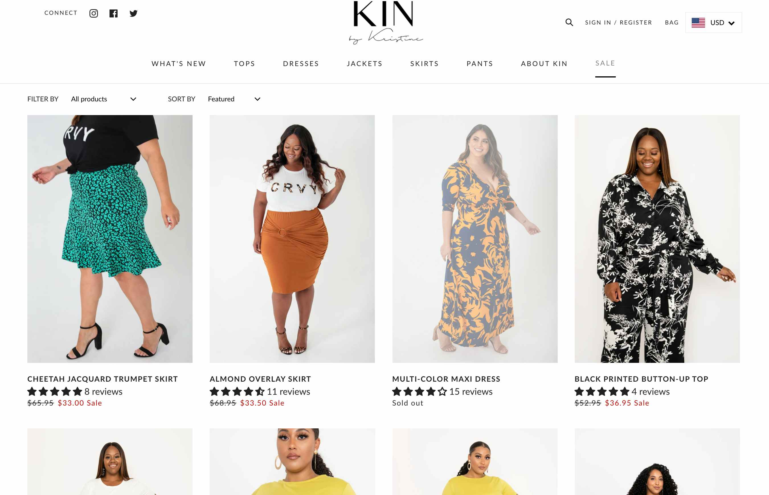 Blogger Trendy Curvy Launches Her Own Clothing Line, KIN by Kristine!