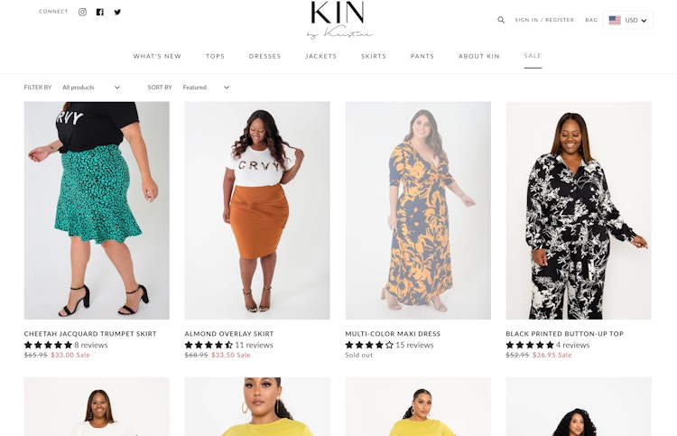 Kin website
