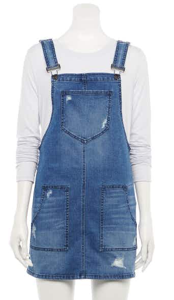 Kohls Juniors' So Five-Pocket Pinafore Dress stock image 2021