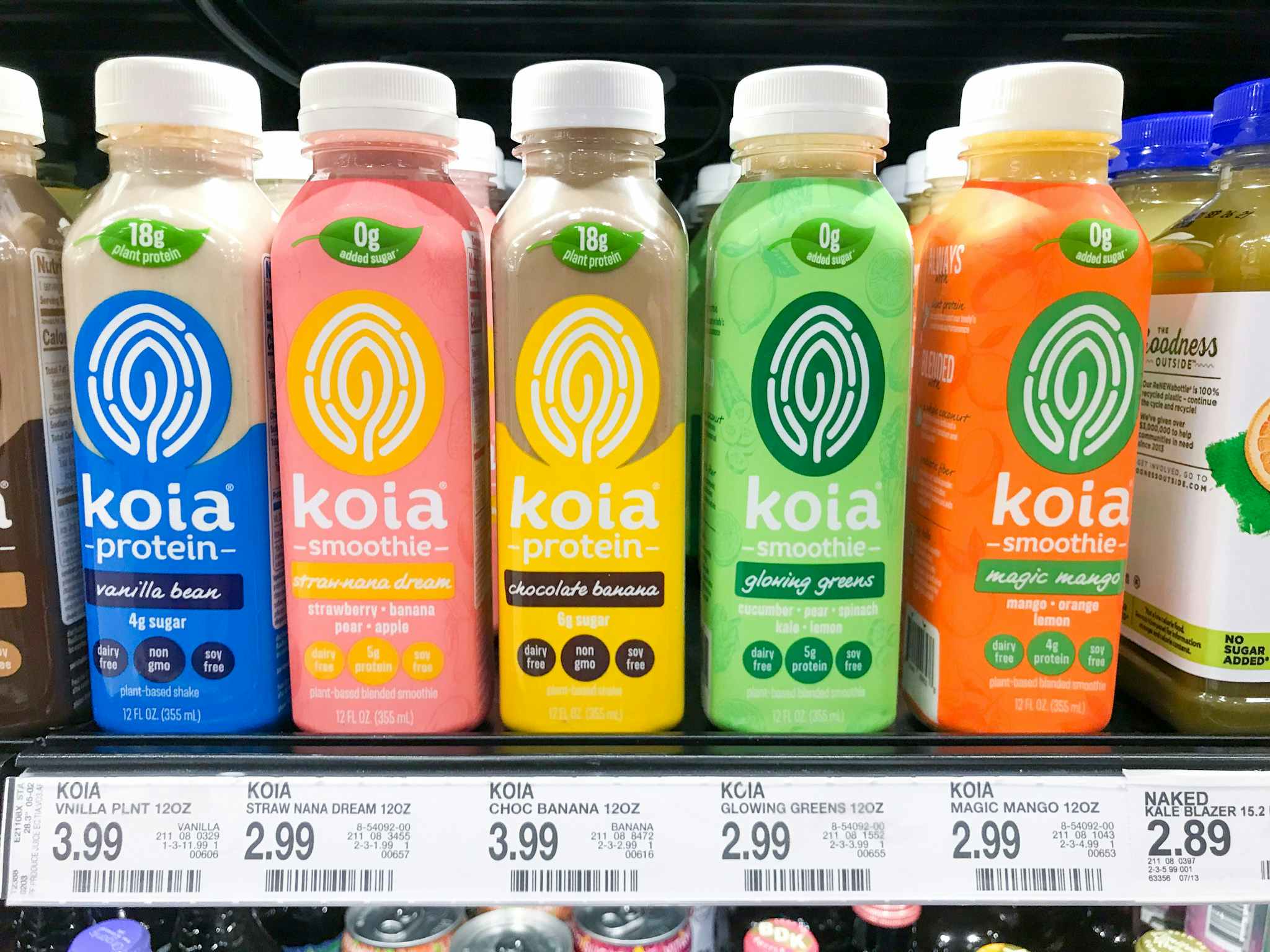 koia smoothie on a target shelf
