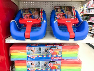 little tikes swing on a target shelf