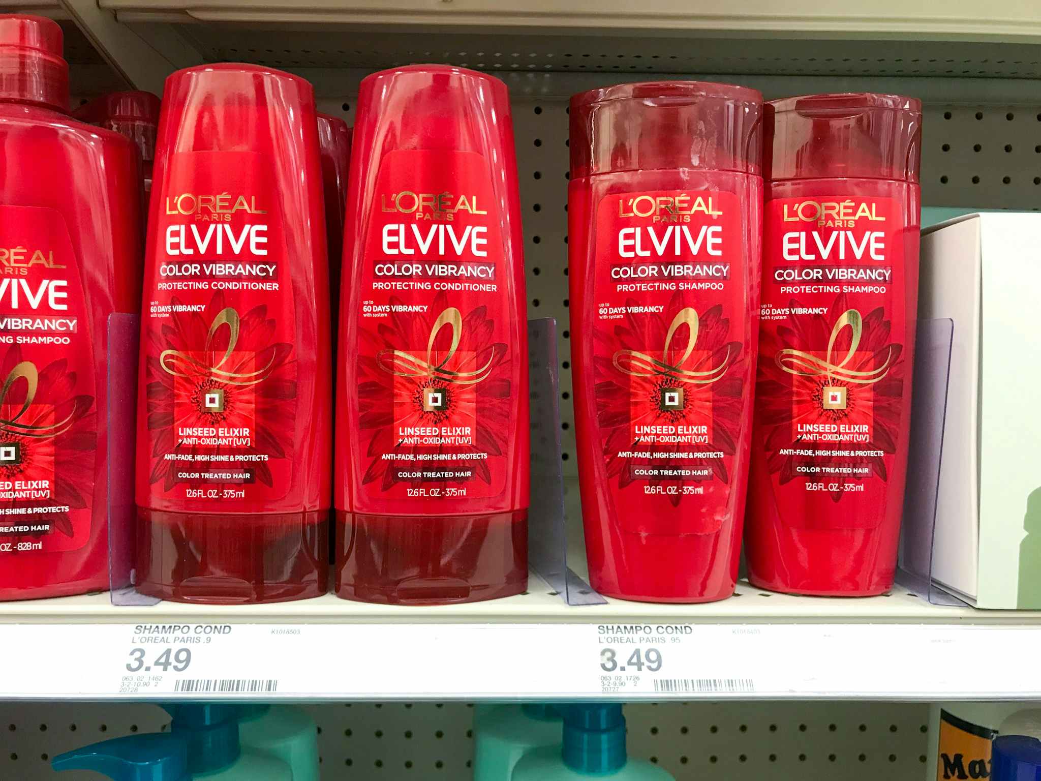 l'oreal paris elvive shampoo on a target shelf