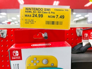 nintendo switch lite animal crossing case clearance tag at target