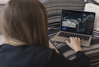 Paramount Plus on a laptop screen