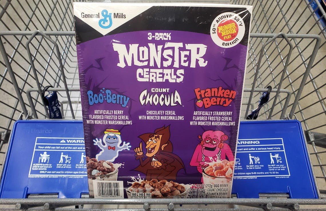 General Mills Monsters Cereal 3Pack, Only 4.98 at Sam's Club The Krazy Coupon Lady
