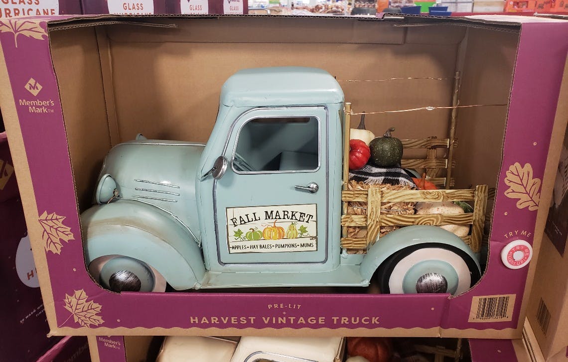 PreLit Vintage Harvest or Halloween Truck, Only 34.98 at Sam's Club