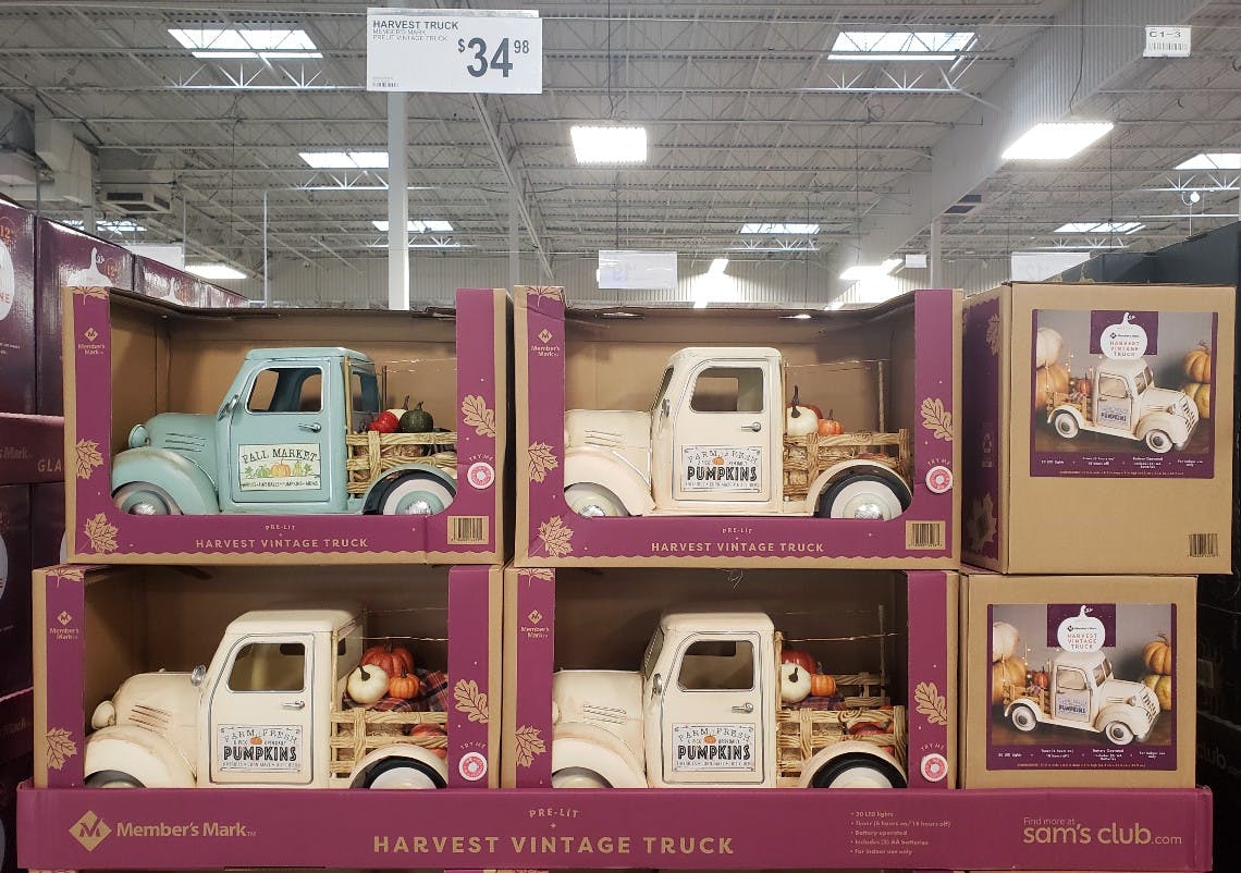 Sam's Outdoor Red Truck at Jasmine Leschen blog