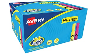 AVERY Hi-Liter Desk-Style Highlighters