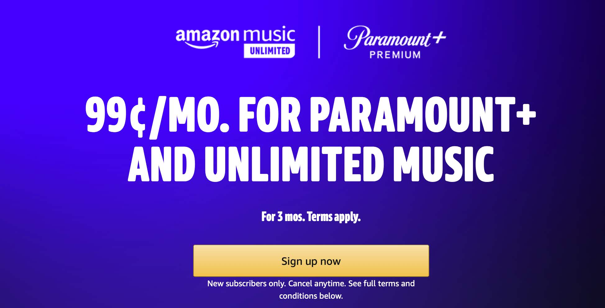 Amazon Music and Paramount+