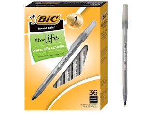 BIC Round Stic Xtra Life Ballpoint Pen