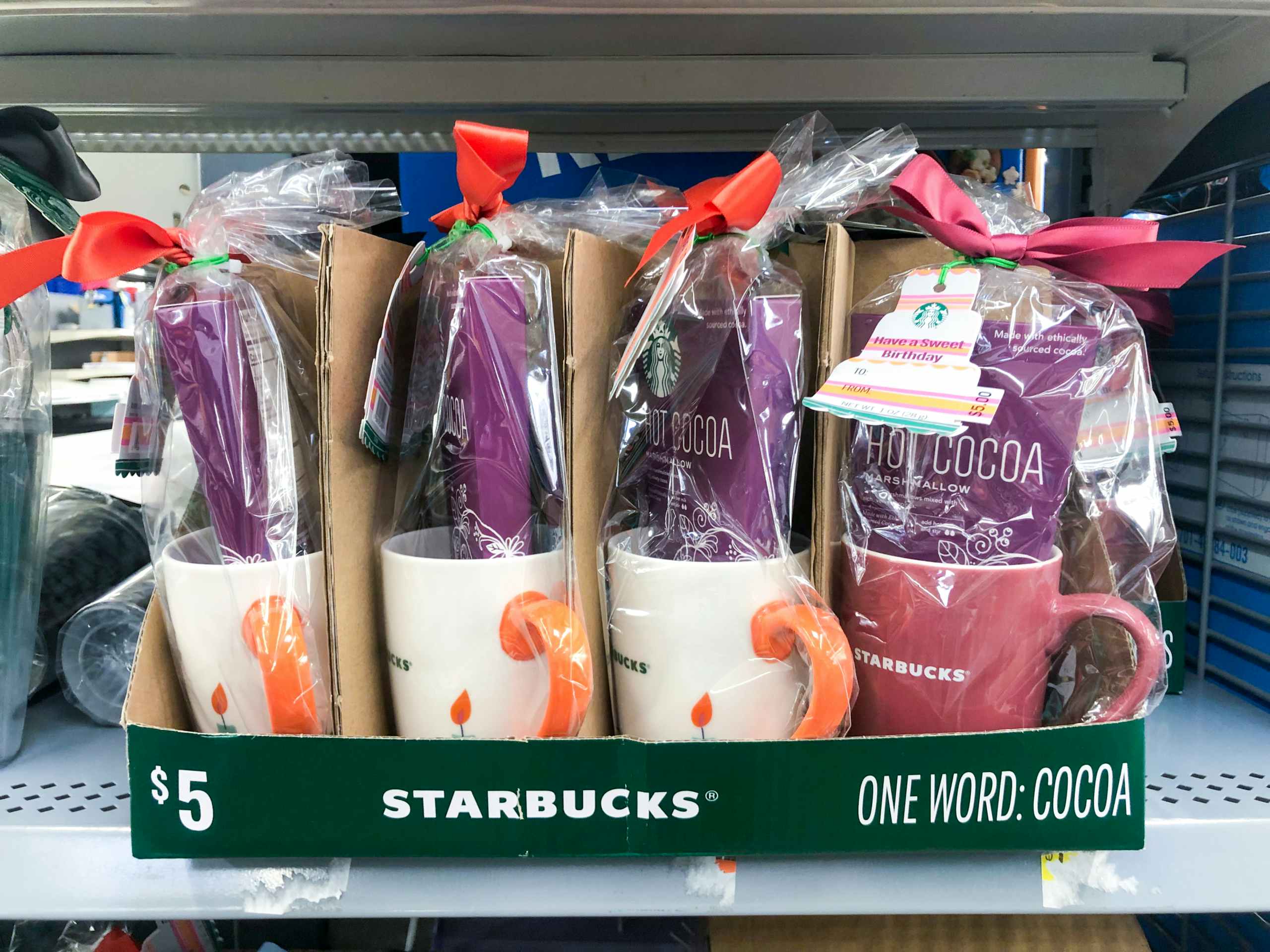 starbucks gift mug at Walmart on store shelf